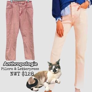 NWT $128 Anthropologie | 90s | PILCRO & the Letterpress Acid Wash Buttonfly